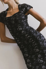 Kensie Ruched Midi Dress FINAL SALE