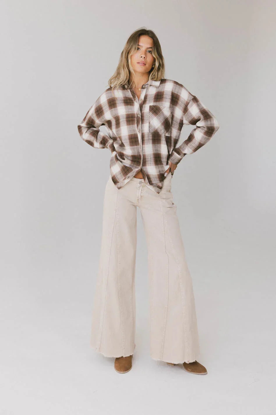 Tyson Plaid Flannel Button Up FINAL SALE