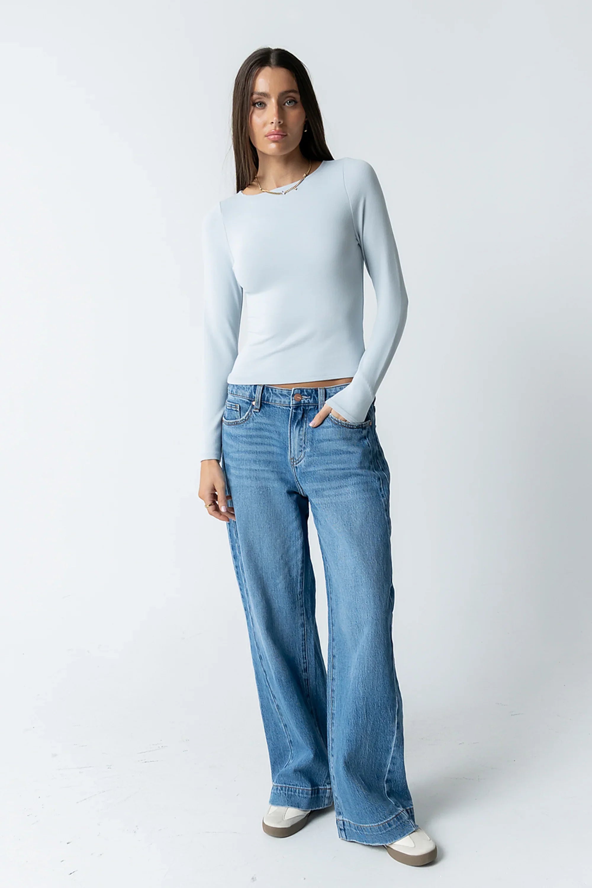 Theresa Top in Blue