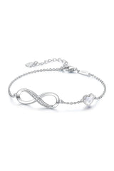 Red Chain Bracelets with Birthstone