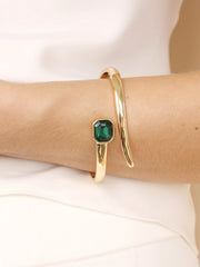 Deco Crystal Wrap Cuff