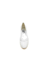 Lace Pointed Toe Wedding Flats