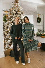 Amelia Striped Knit Skirt FINAL SALE
