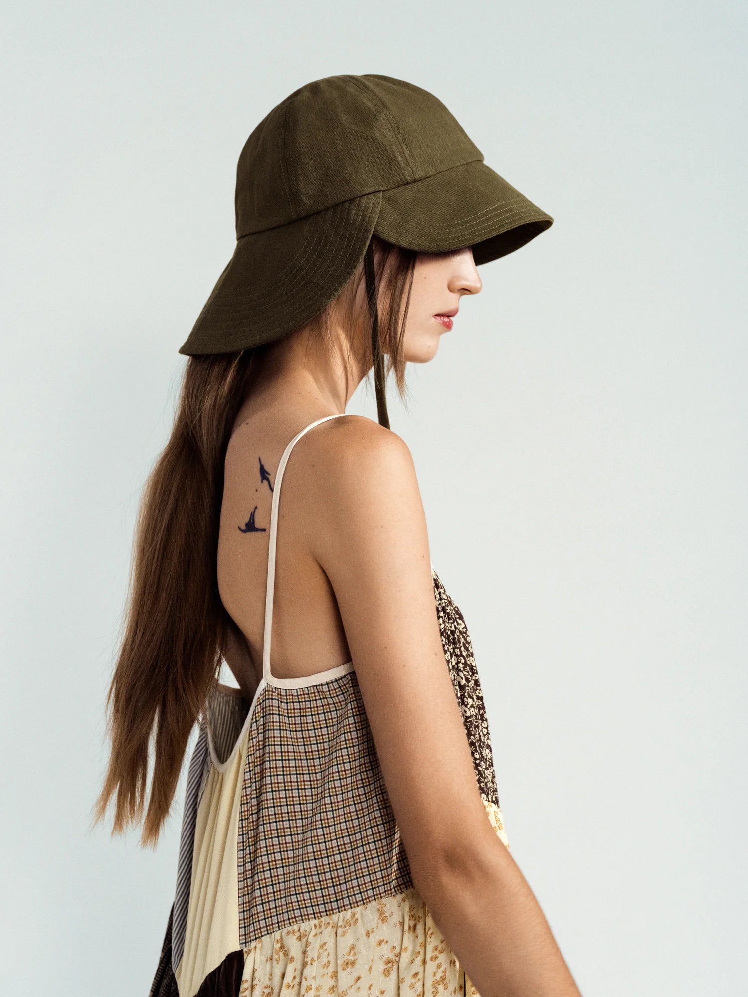 Washed Cotton Tulip Bucket Hat