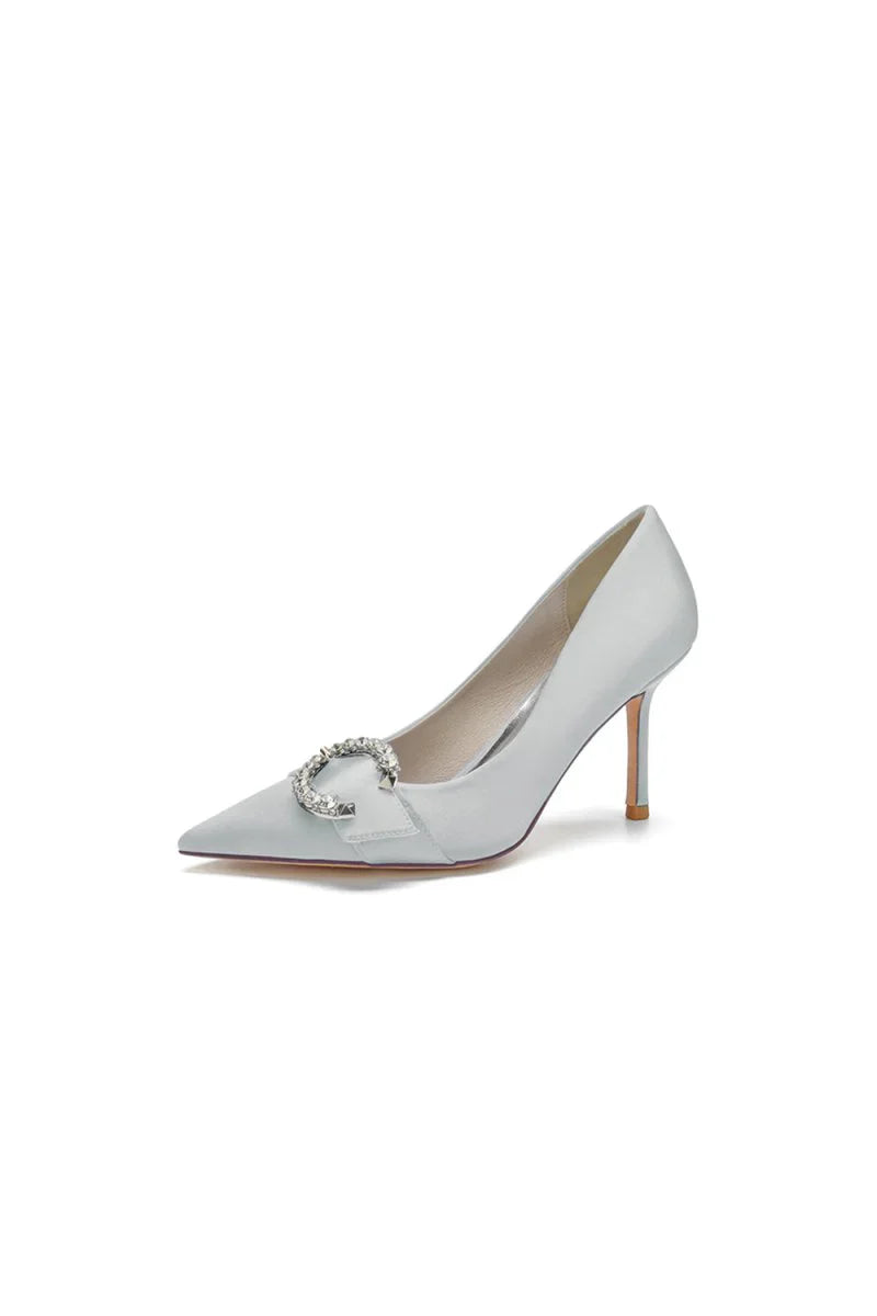 Crystal Cocktail Pointed Toe High Heels