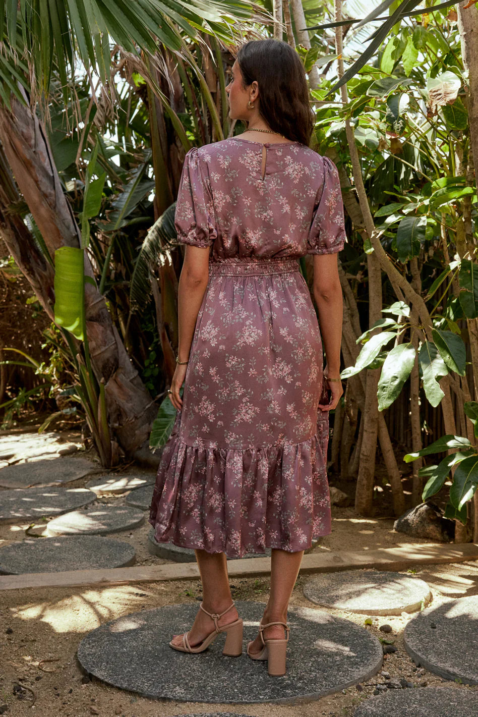 Quinlan Floral Midi Dress FINAL SALE