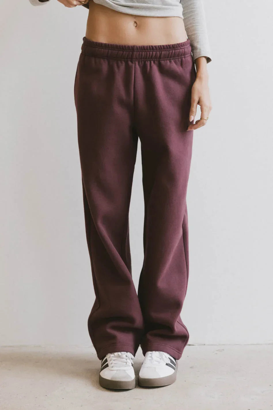 Ezra Sweatpants in Burgundy FINAL SALE