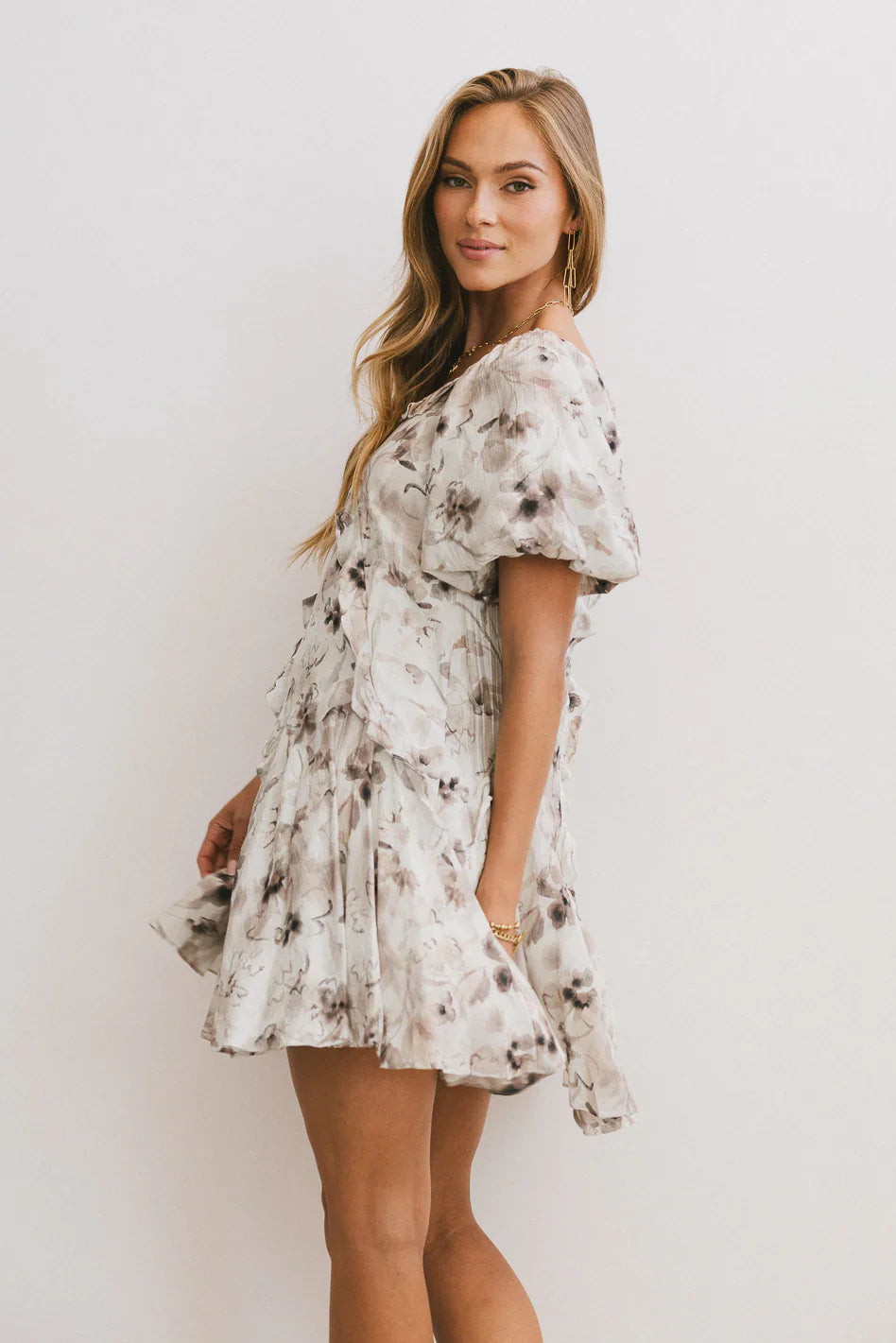Florence Ruffled Mini Dress FINAL SALE