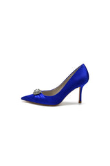 Cocktail Pointed Toe Crystal High Heels