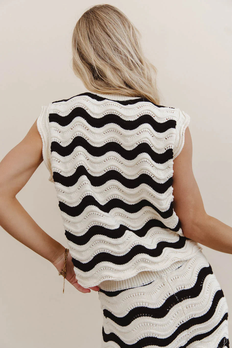 Elenor Knit Top in Black FINAL SALE