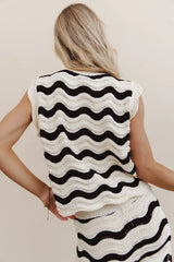 Elenor Knit Top in Black FINAL SALE
