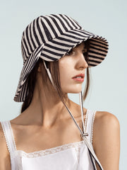 Stripe Tulip Bucket Hat