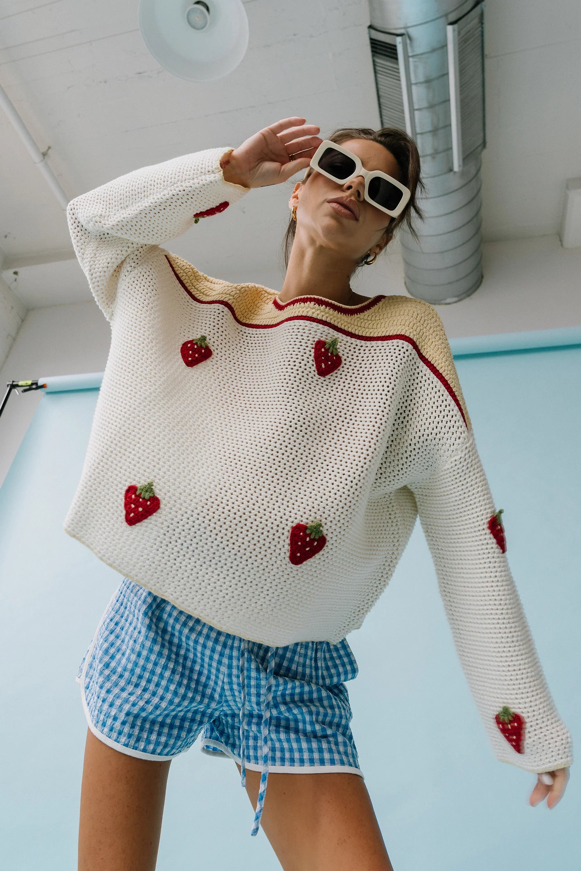 Halle Embroidered Sweater
