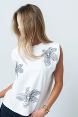 Bree Embroidered Top