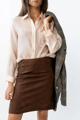 Franny Suede Mini Skirt FINAL SALE