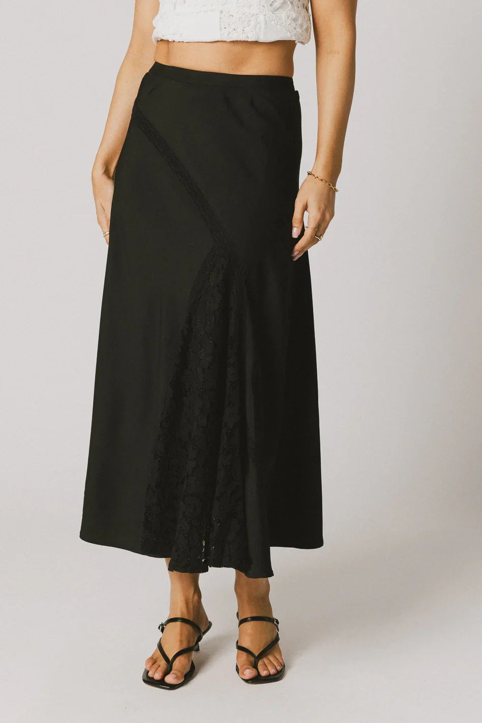 Samantha Maxi Skirt in Black FINAL SALE