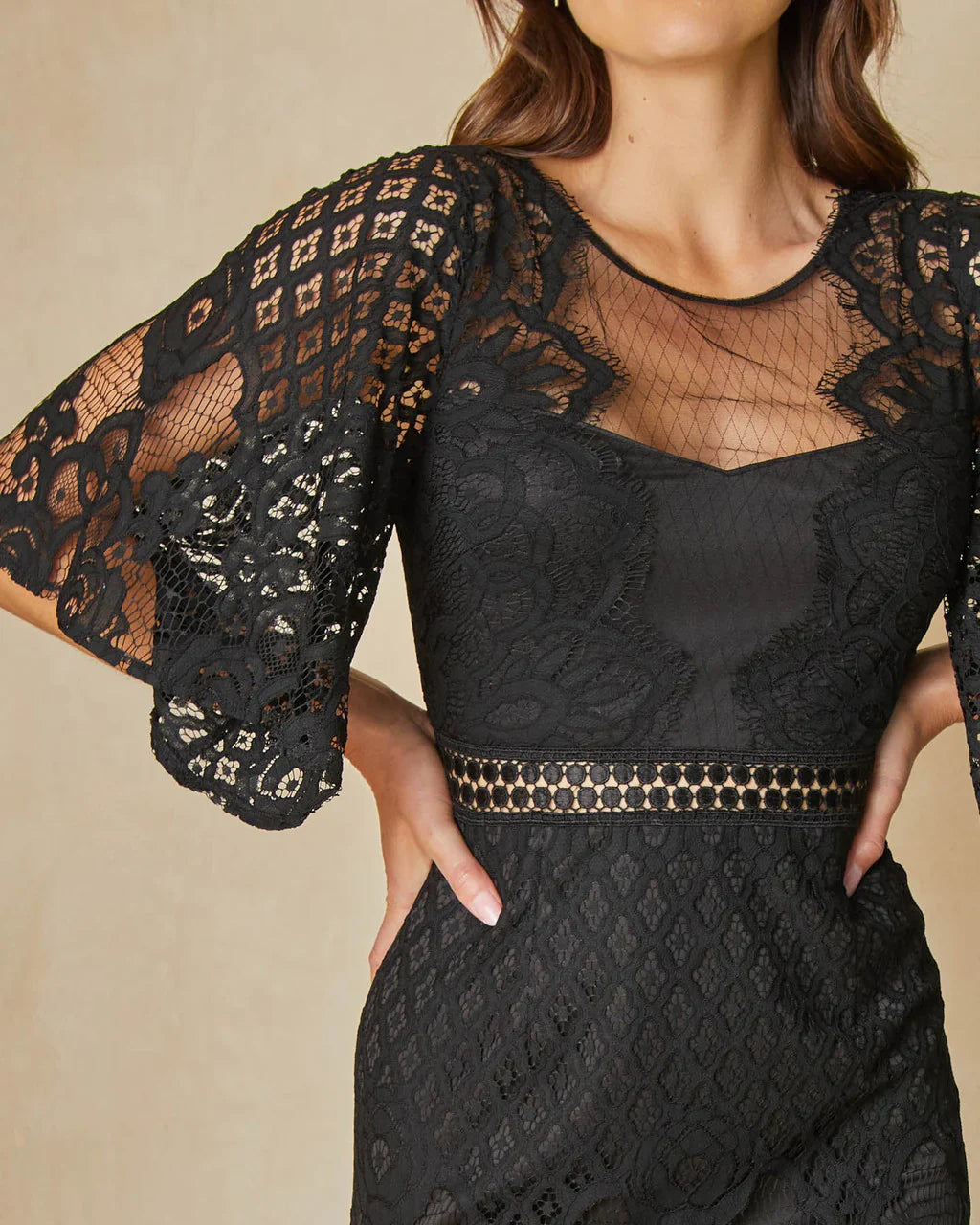 Reyna Dress Black