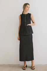 Miriam Denim Vest FINAL SALE