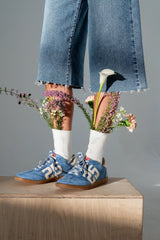 Kelly Retro Sneakers in Blue