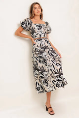 MILA ISLAND INSPIRED TOP SKIRT SET