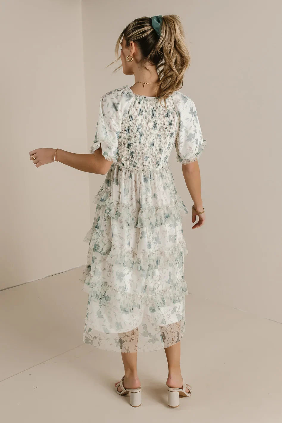 She Gets The Flowers Midi Dress FINAL SALE