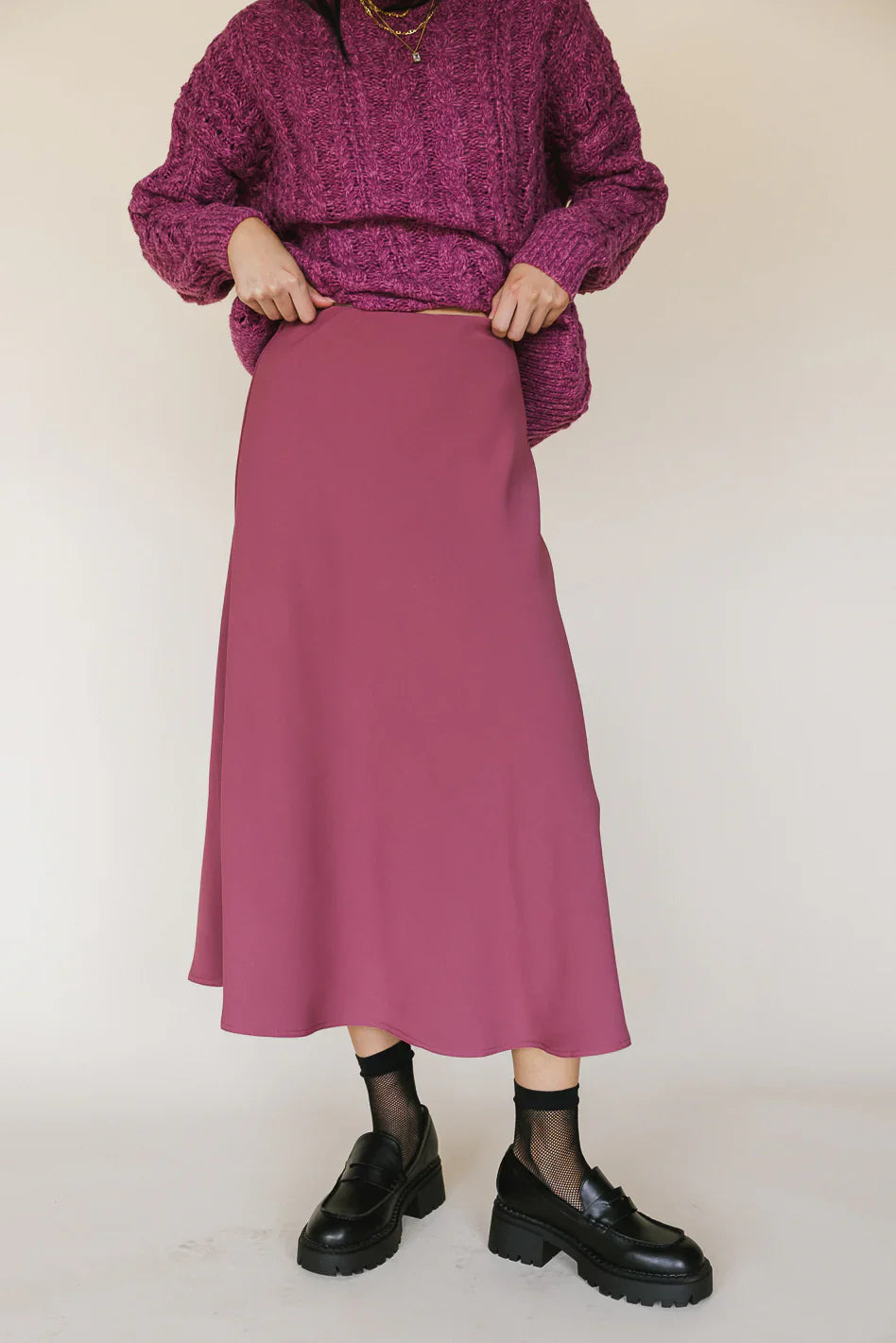 Kamila Skirt in Mauve FINAL SALE