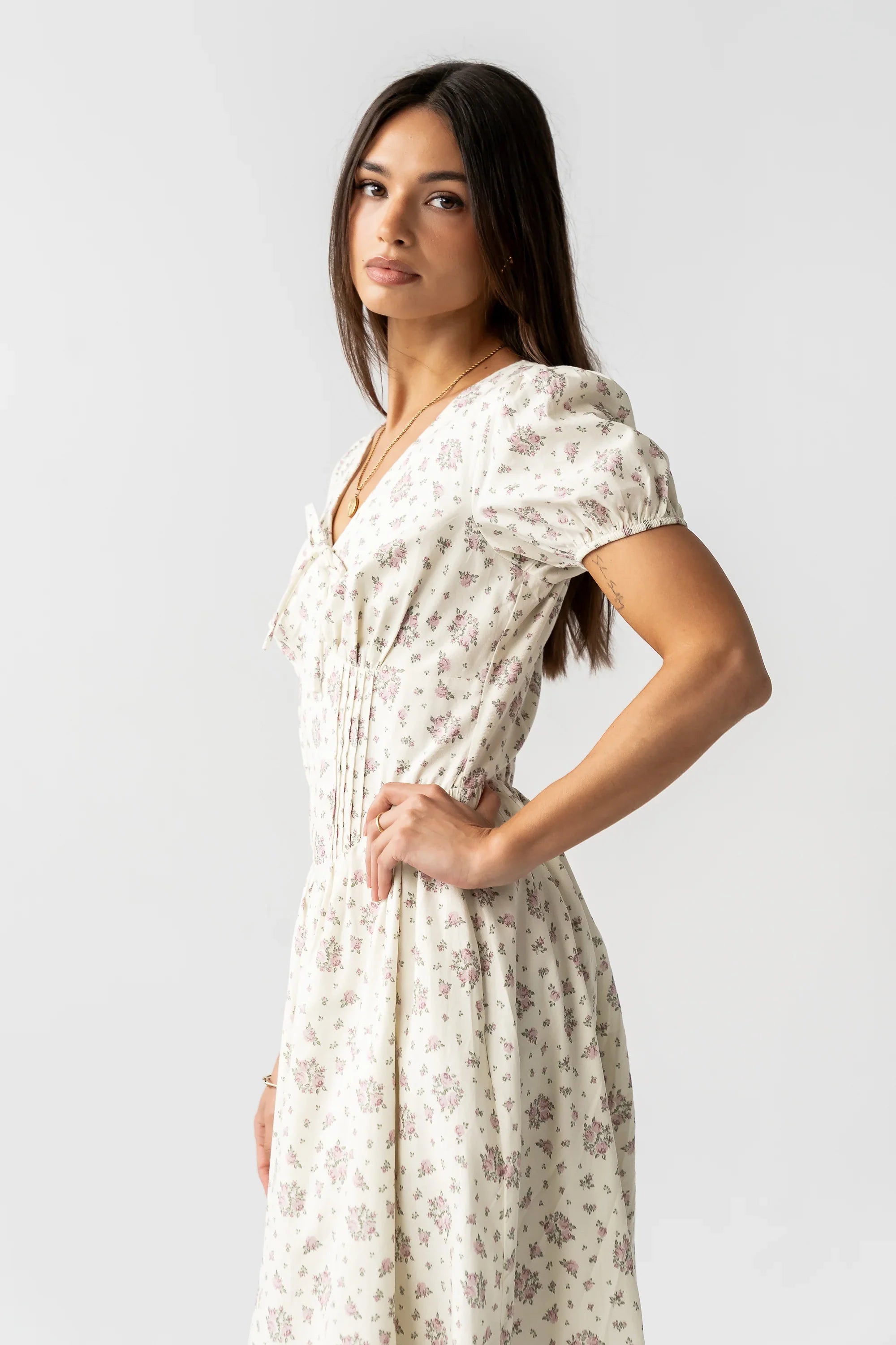 Trish Floral Midi Dress