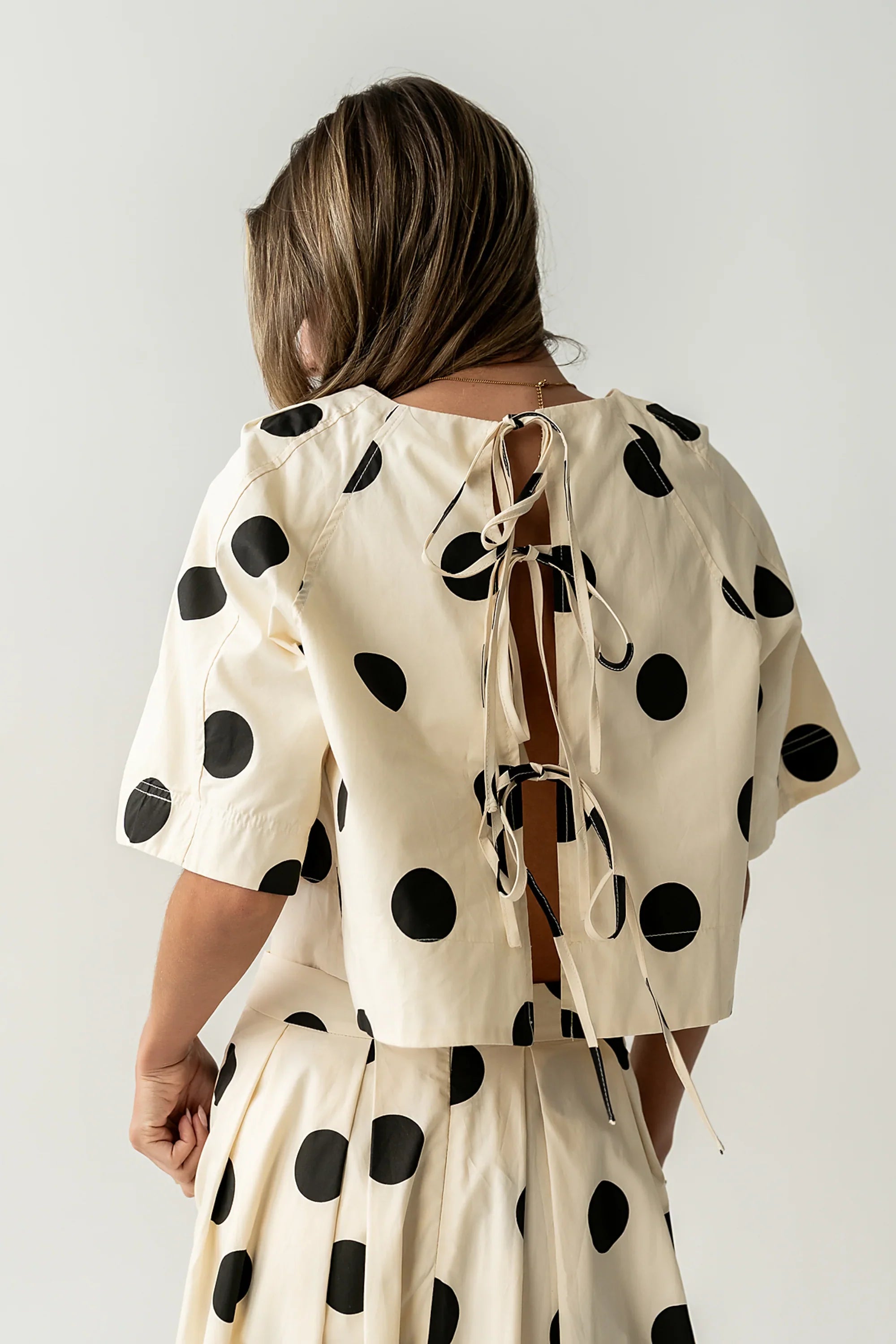 Jacklynn Polka Dot Blouse