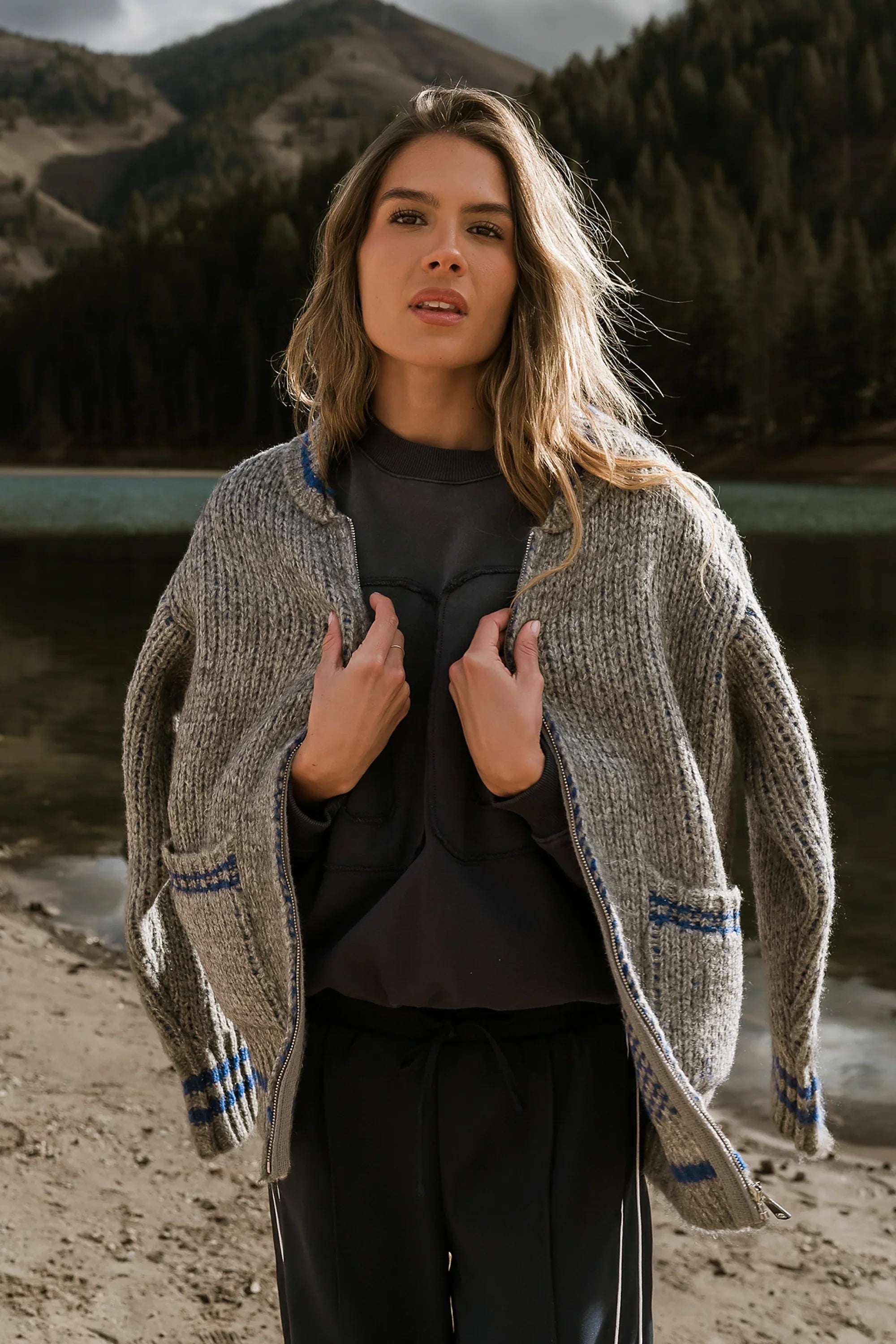 Apres Oversized Knit Jacket FINAL SALE