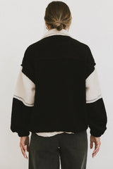 Indra Quarter Zip in Black FINAL SALE