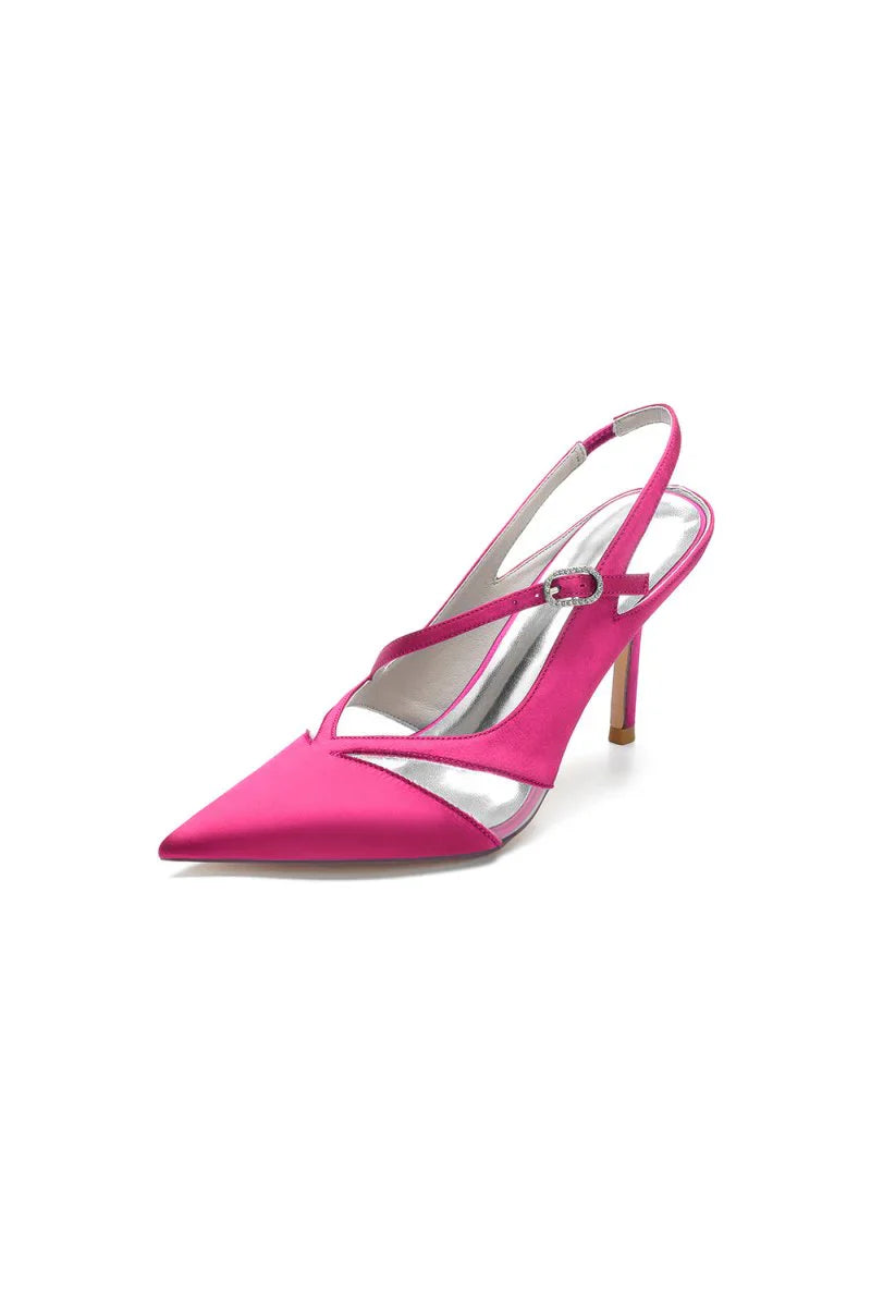 Slingback Pointed Toe High Heels