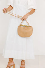 Tobias Woven Bag in Natural