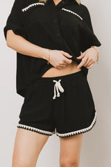 Kiana Embroidered Shorts FINAL SALE