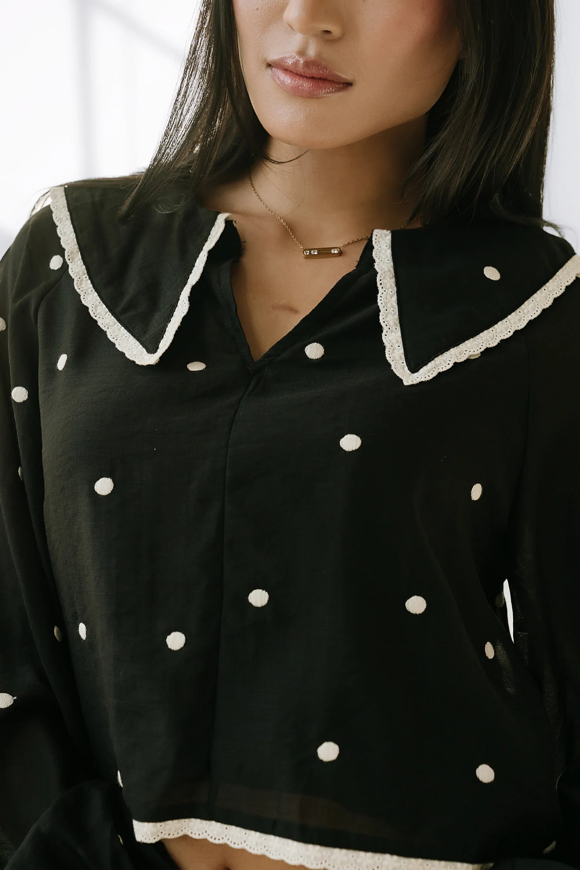 Yara Polka Dot Blouse
