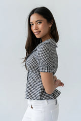 Charlie Button Up in Black