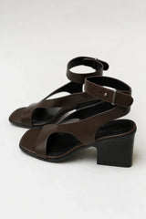 Felipa Block Heels in Brown
