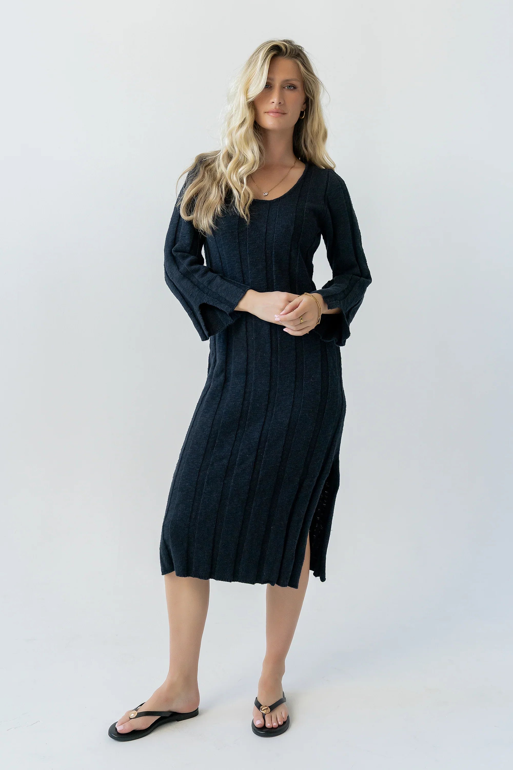 Camile Ribbed Sweater Dress FINAL SALE