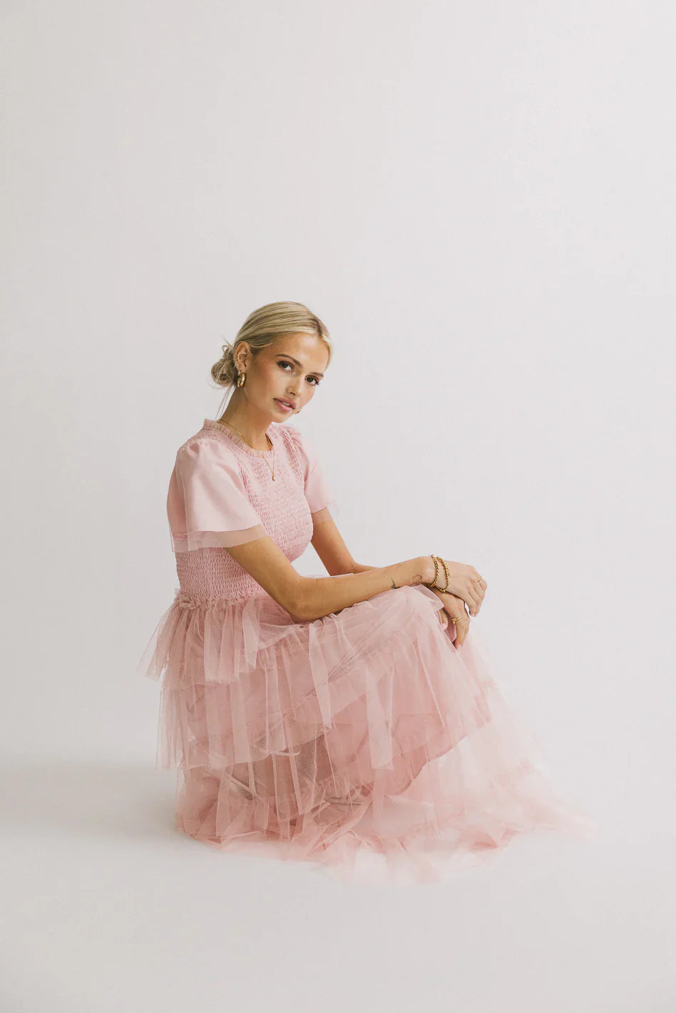 Marcella Ruffle Midi Dress FINAL SALE