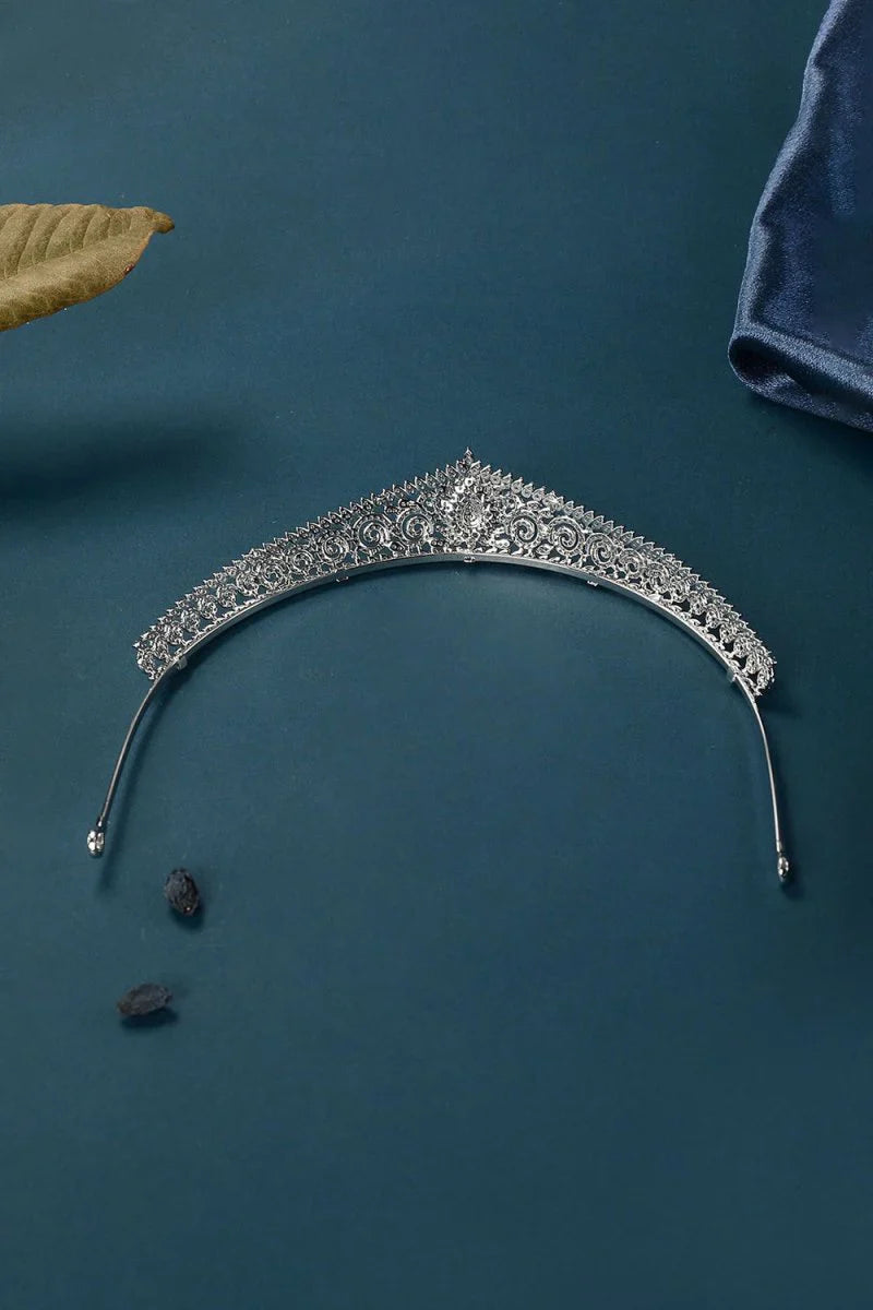 Silver Eternal Zircon Tiara