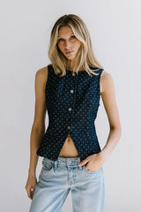 Caroline Denim Vest