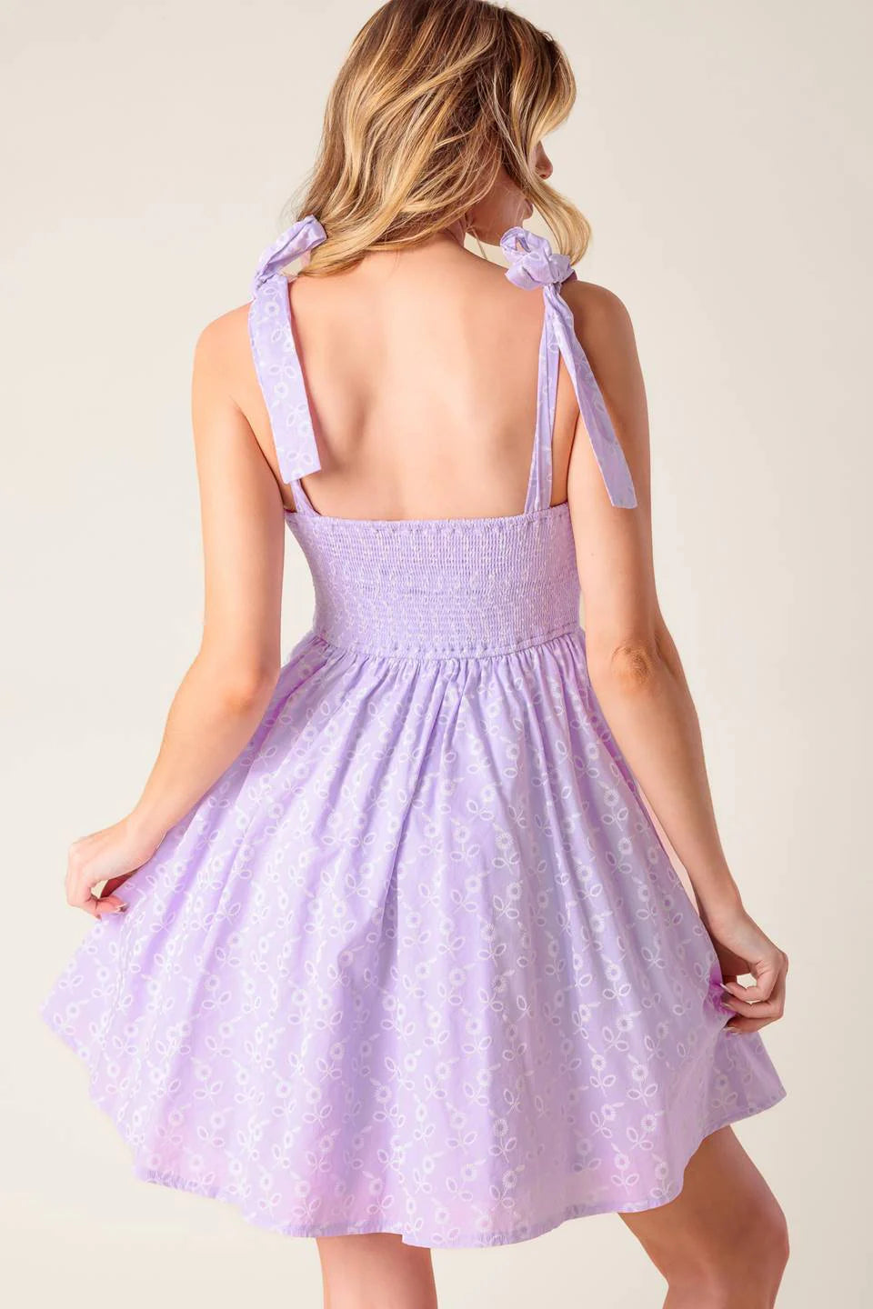 DATE TO REMEMBER MINI DRESS LAVENDER