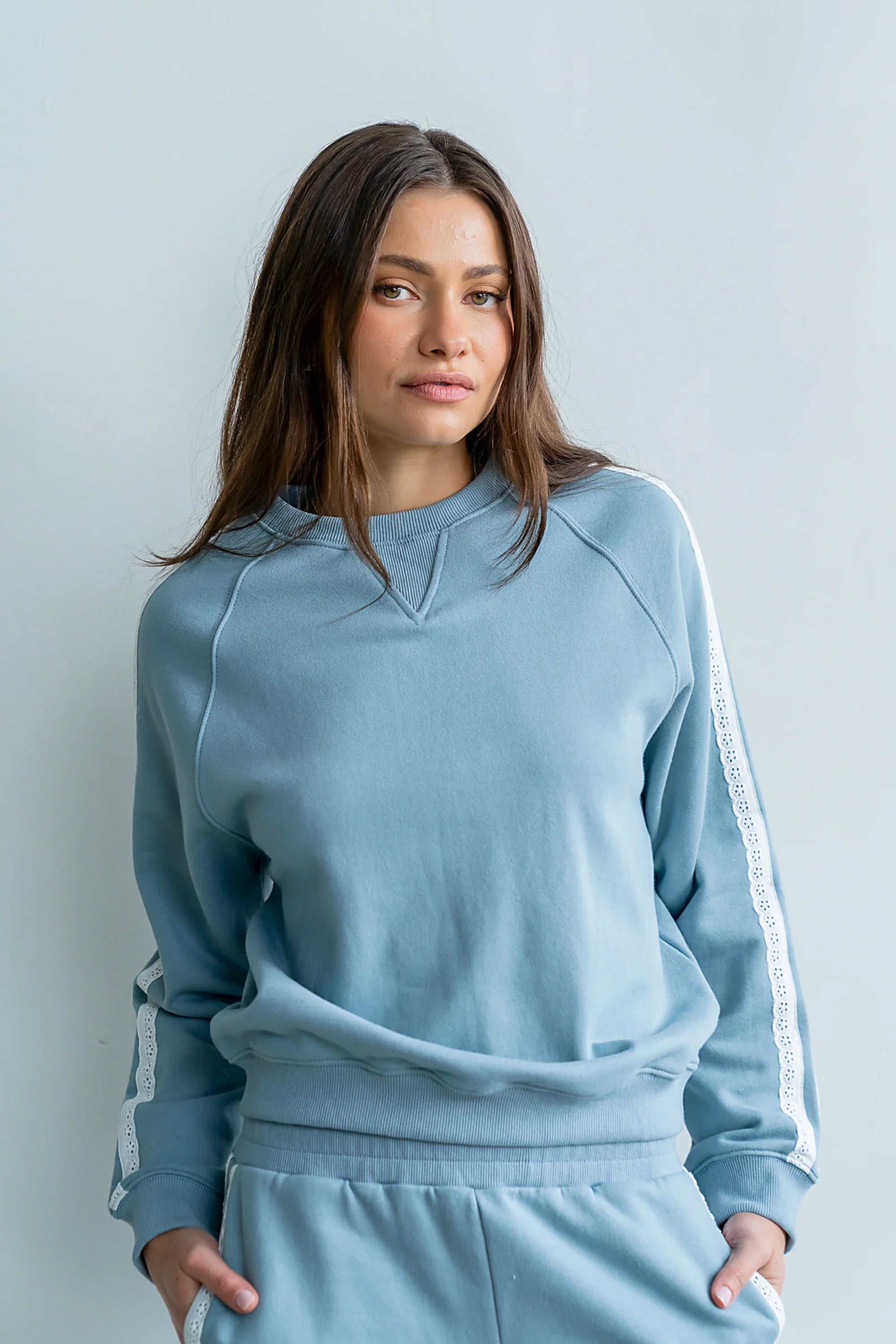 Mickey Sweatshirt in Blue