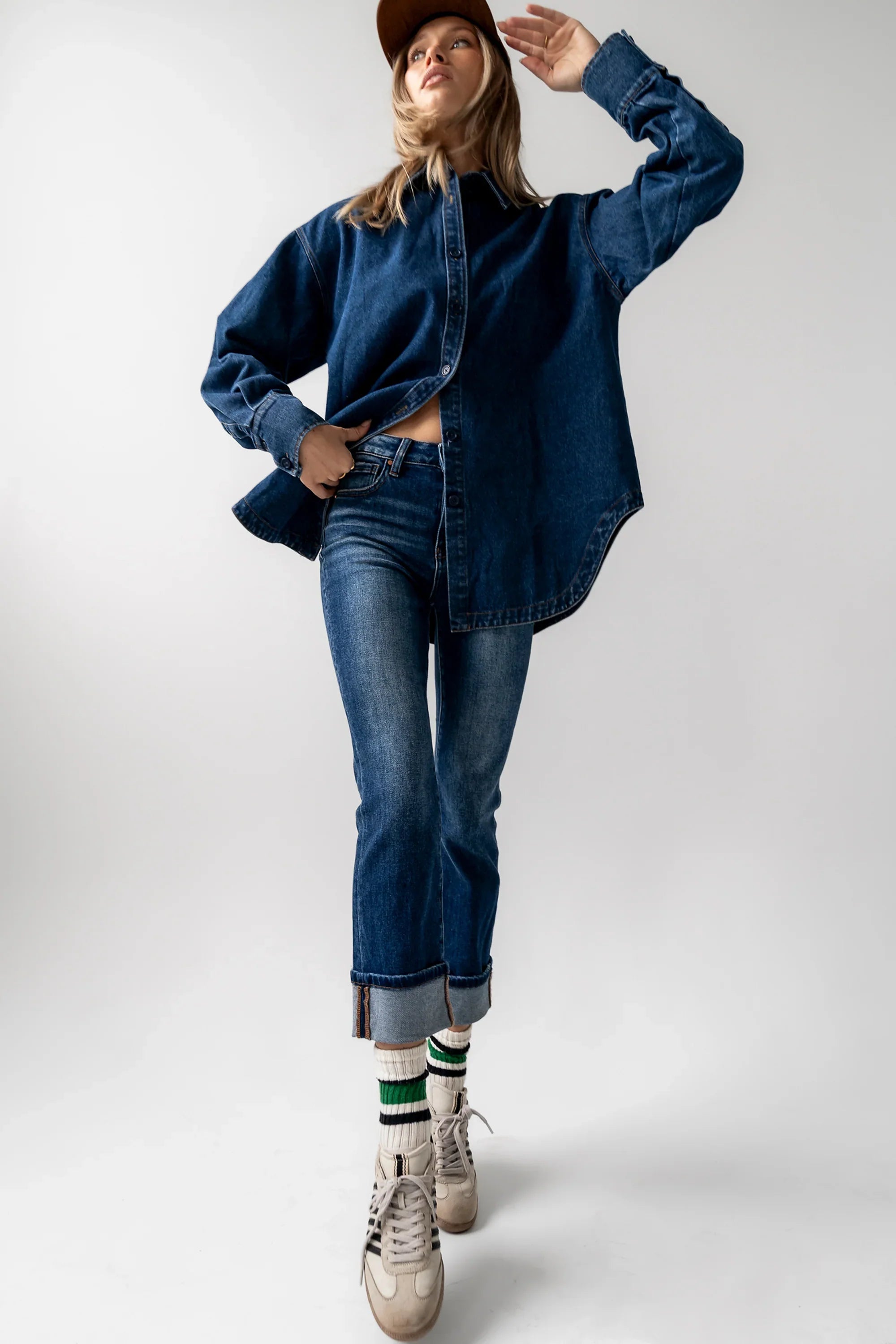 Elliot Cuffed Straight Leg Jeans FINAL SALE