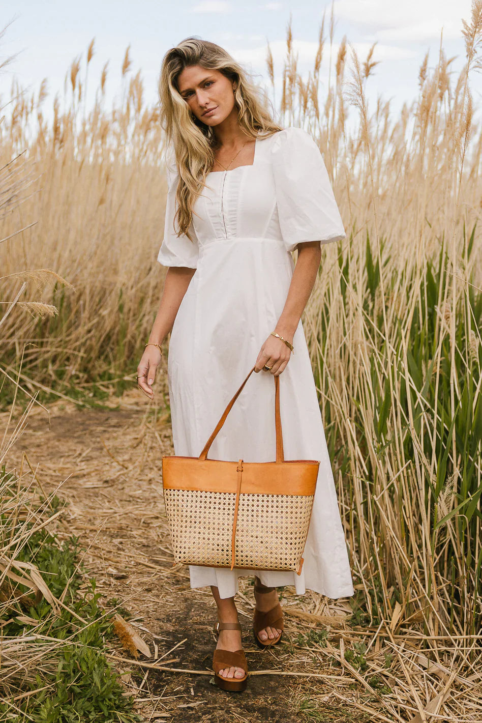 Cassia Corset Dress in Ivory FINAL SALE