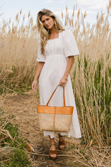 Cassia Corset Dress in Ivory FINAL SALE