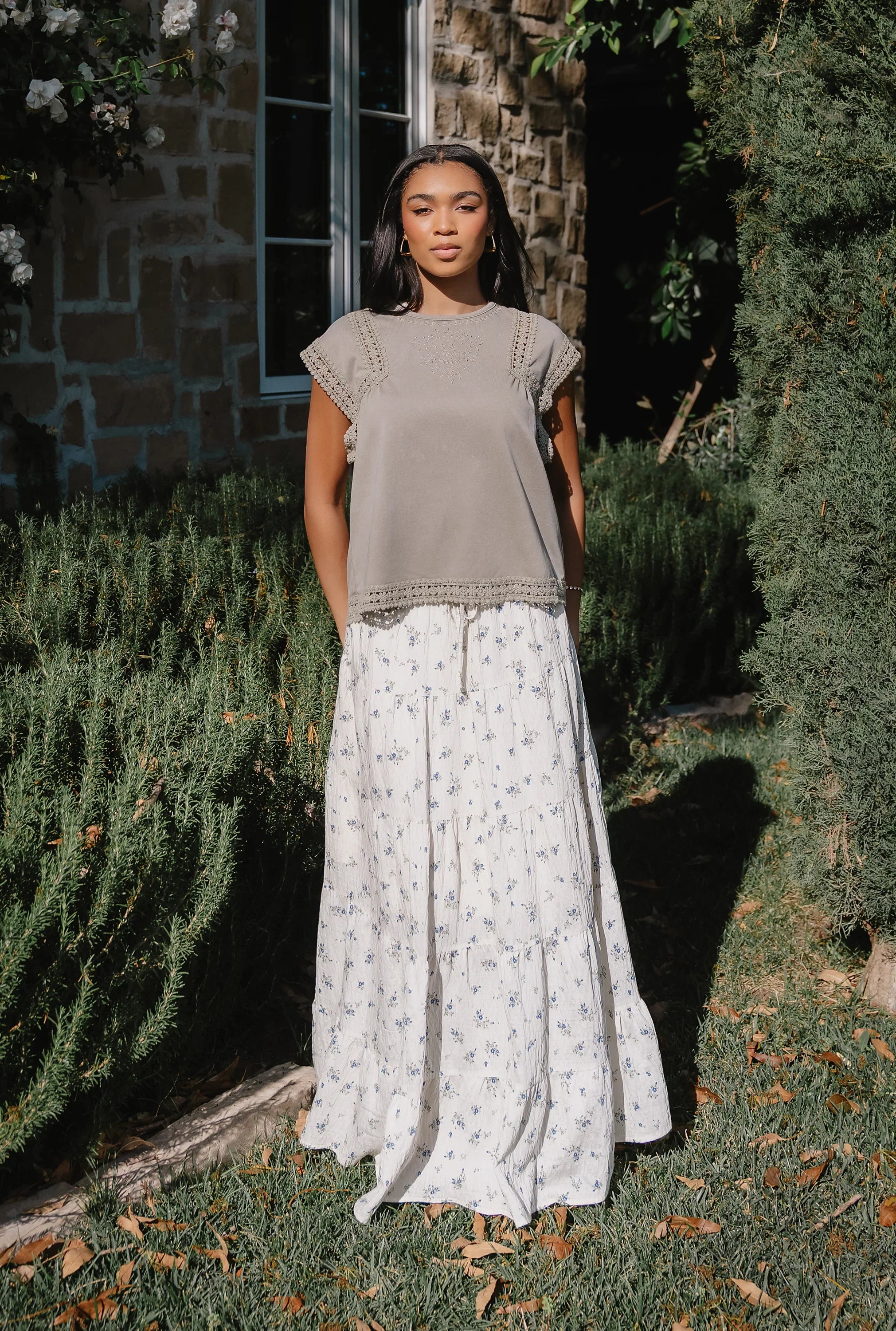 Jordie Floral Maxi Skirt