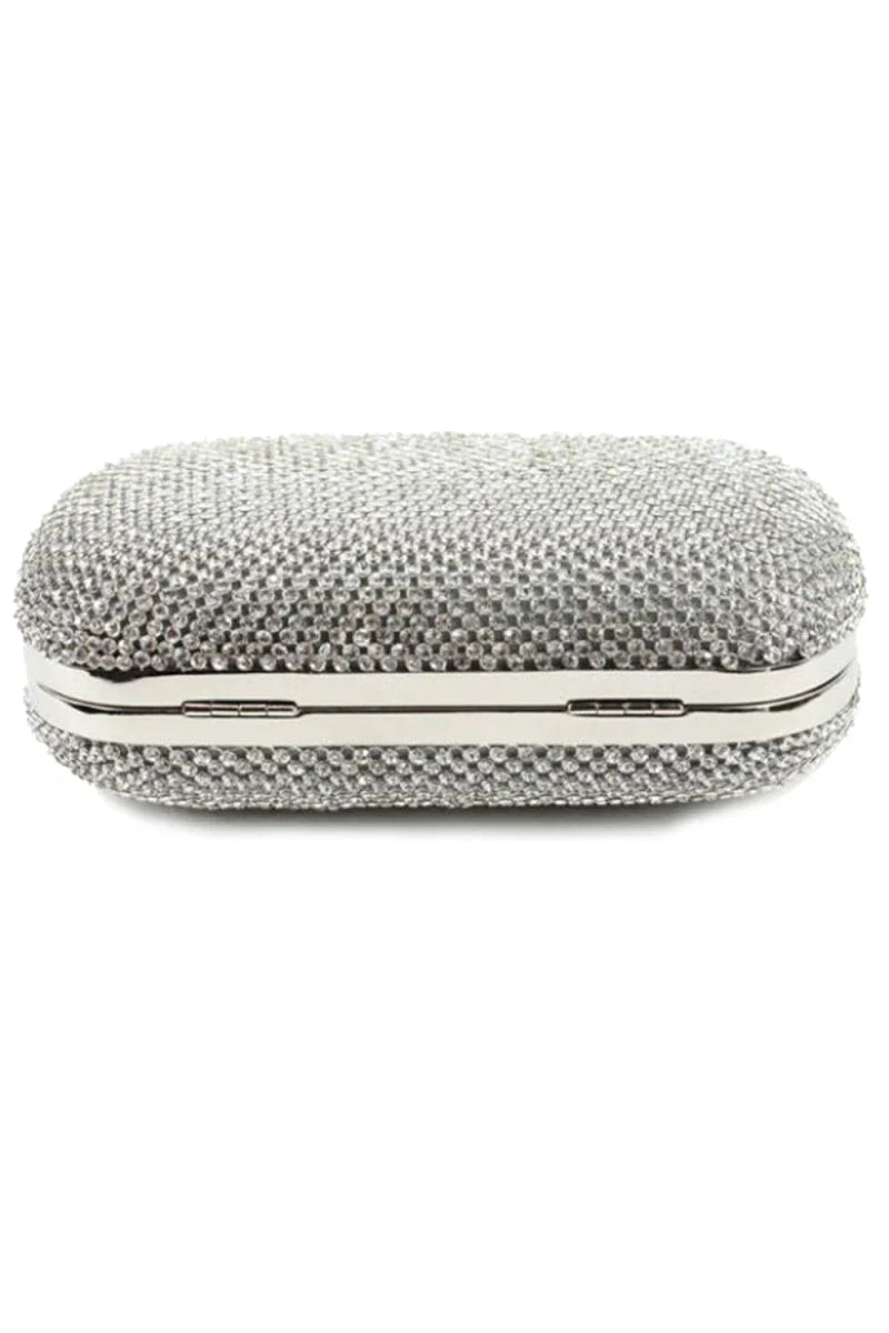 Beautiful Metal With Crystal Rhinestone Adjustable Bridal Purse