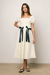 Nova Textured Midi Dress FINAL SALE