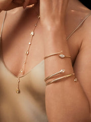Marquise Crystal Cuff Bracelet