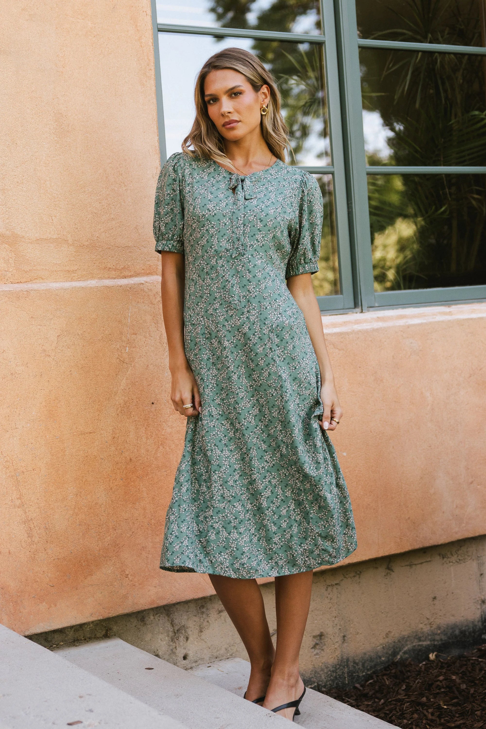 Kelsey Floral Midi Dess